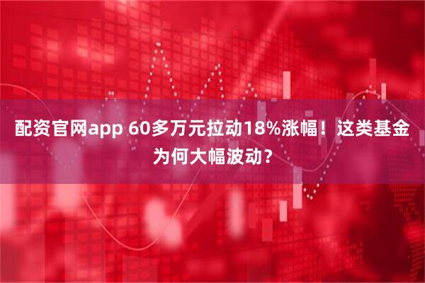 配资官网app 60多万元拉动18%涨幅！这类基金为何大幅波动？