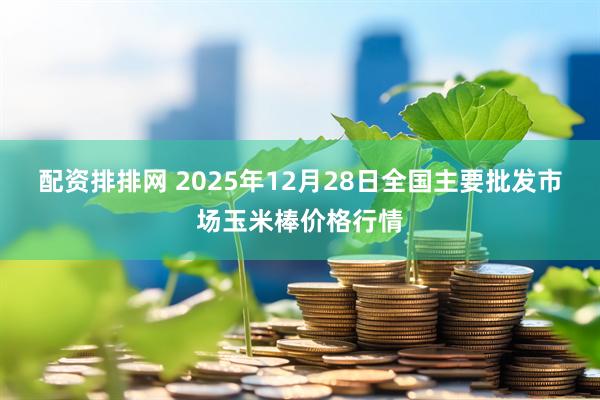 配资排排网 2025年12月28日全国主要批发市场玉米棒价格行情